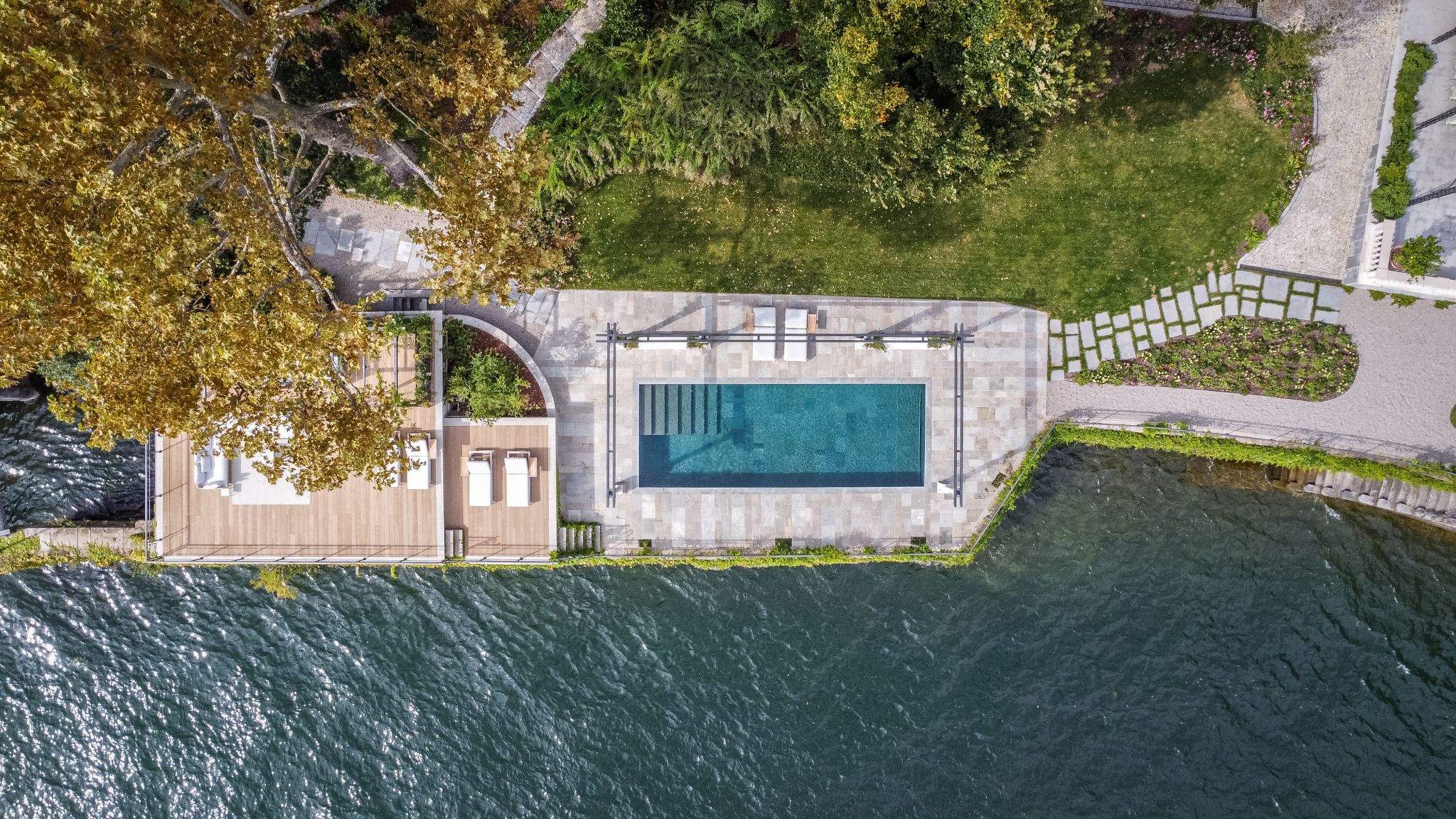 Villa con piscina Lago di Como