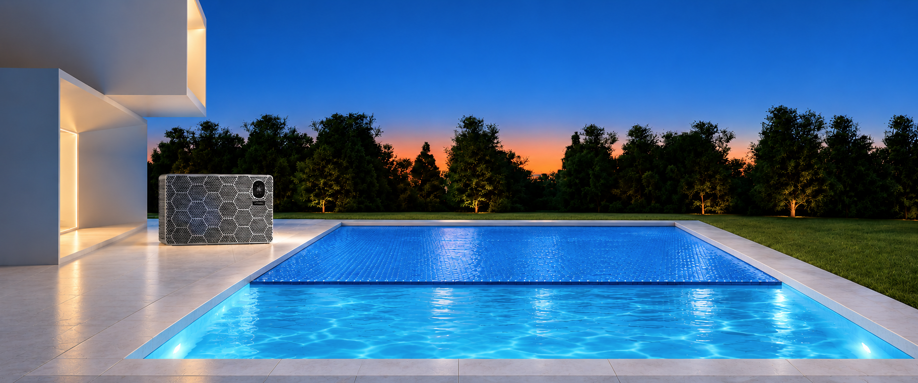 Copertura per piscina e pompa di calore: meno consumi